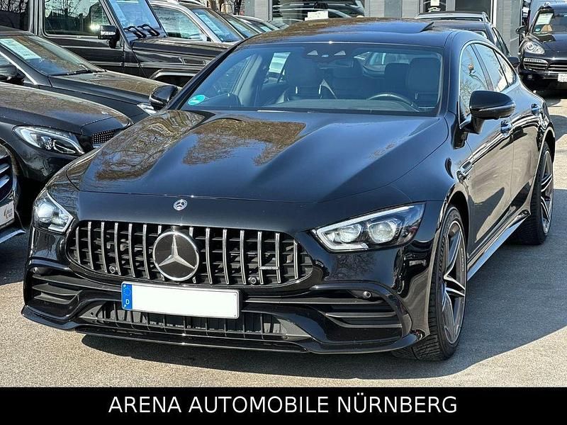 Obsidianschwarz metalliclack Gebraucht 2019 Mercedes AMG GT 43 AMG Coupé | 69.999 € (Etwas zu teuer) - Bild 1/4
