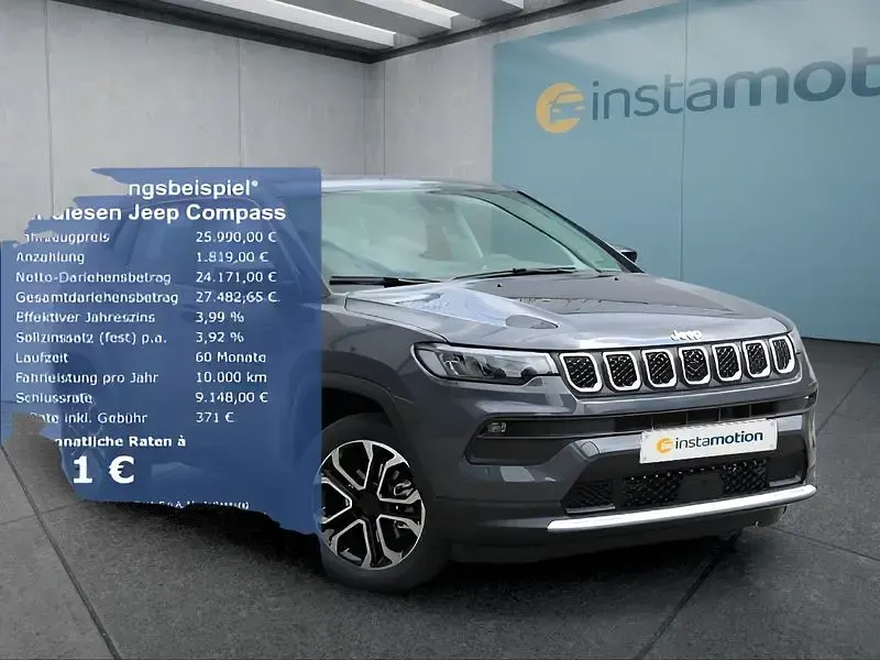 Gebraucht Jeep Compass 131 PS (96 kW) 2024 Grau SUV