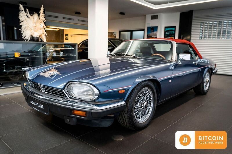 Blau Gebraucht 1990 Jaguar XJS Cabrio | 32.500 € - Bild 1/4