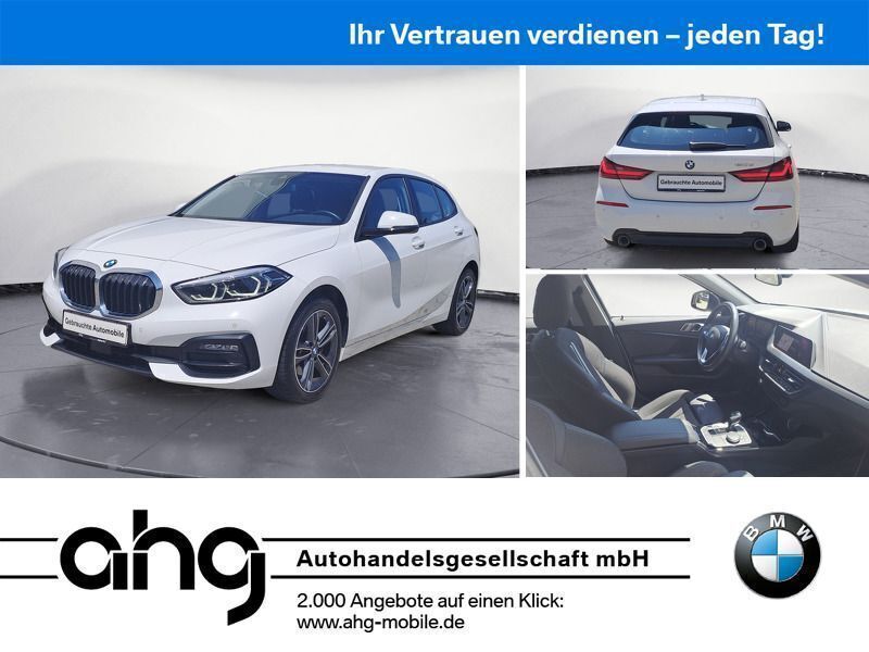 Alpinweiß uni Gebraucht 2021 BMW 120 Sport Line Kleinwagen | 24.390 € (Fairer Preis) - Bild 1/4