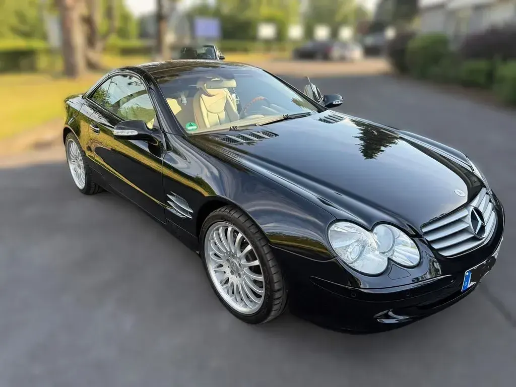 Gebraucht Mercedes SL500 306 PS (225 kW) 2003 Schwarz Cabrio