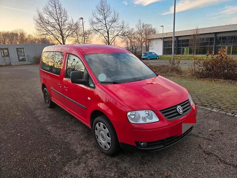 Rot Gebraucht 2010 VW Caddy Maxi Van / Kleinbus | 4.600 € (Fairer Preis) - Bild 1/4