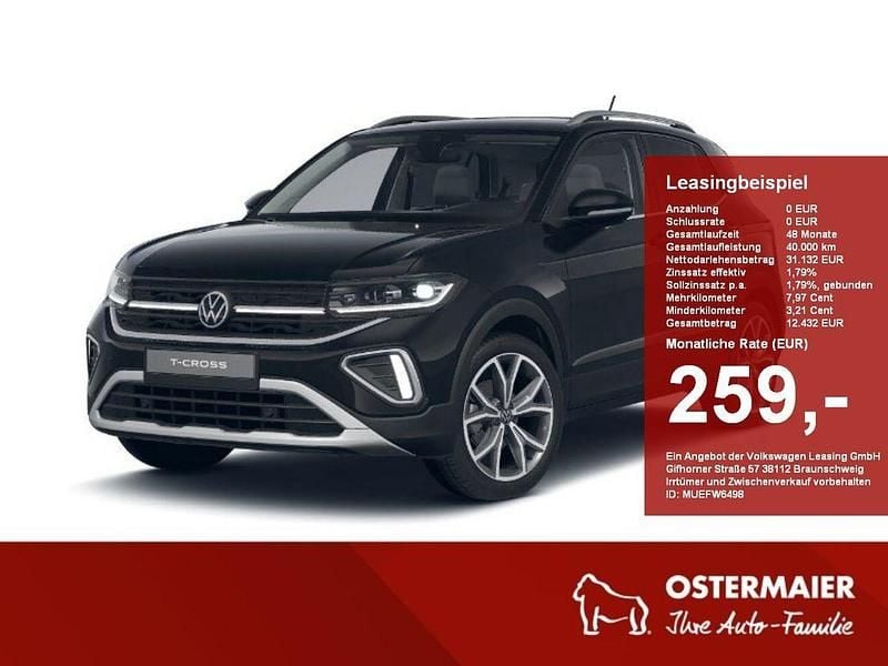 Deep black perleffekt Neu 2025 VW T-Cross Style SUV | 33.980 € (Teuer) - Bild 1/4