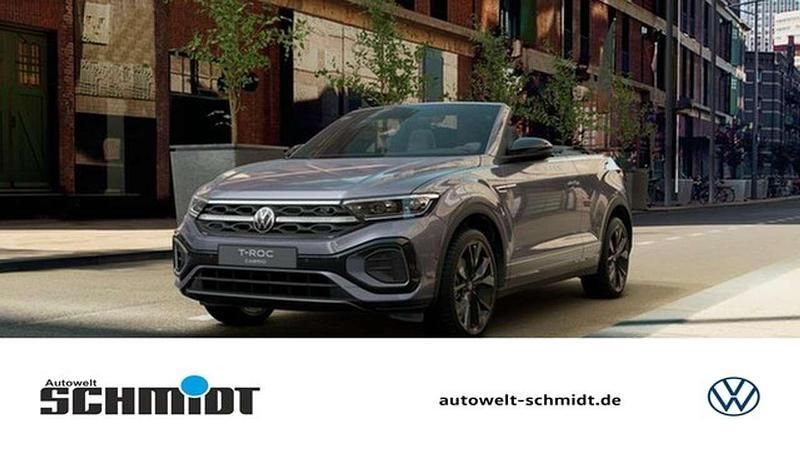 Rauchgrau metallic schwarz Gebraucht 2025 VW T-Roc Cabriolet R-line Cabrio | 41.266 € (Teuer) - Bild 1/4