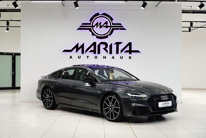 Grau Gebraucht 2022 Audi A7 Sportback S-Line Kleinwagen | 51.949 € (Etwas zu teuer) - Bild 1/4