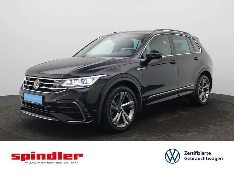 Deep black perleffekt Gebraucht 2021 VW Tiguan R-line SUV | 30.580 € (Guter Preis) - Bild 1/3