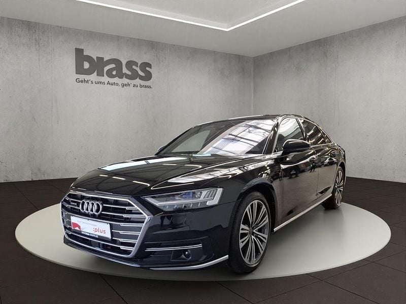 Mythosschwarz metallic Gebraucht 2021 Audi A8 Ambiente Limousine | 54.600 € (Fairer Preis) - Bild 1/4