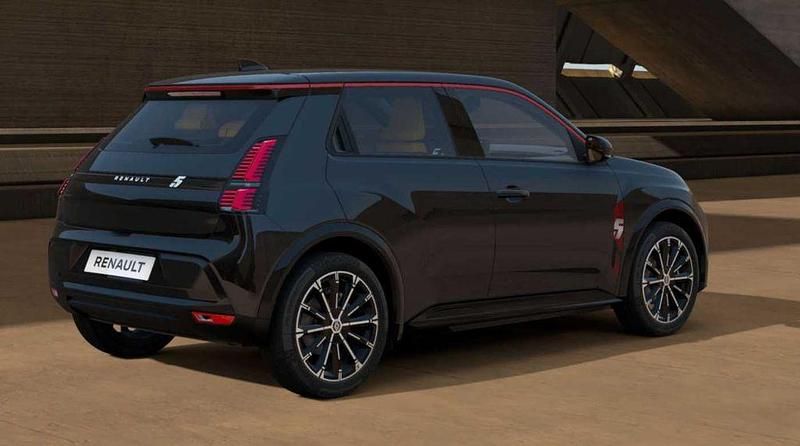 Neu Renault 5 E-Tech Iconic 89 kW (122 PS) 2025 Schwarz Limousine