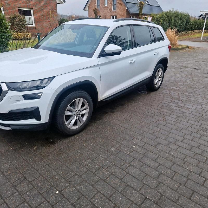 Gebraucht Skoda Kodiaq Ambition 150 PS (110 kW) 2021 Weiß SUV