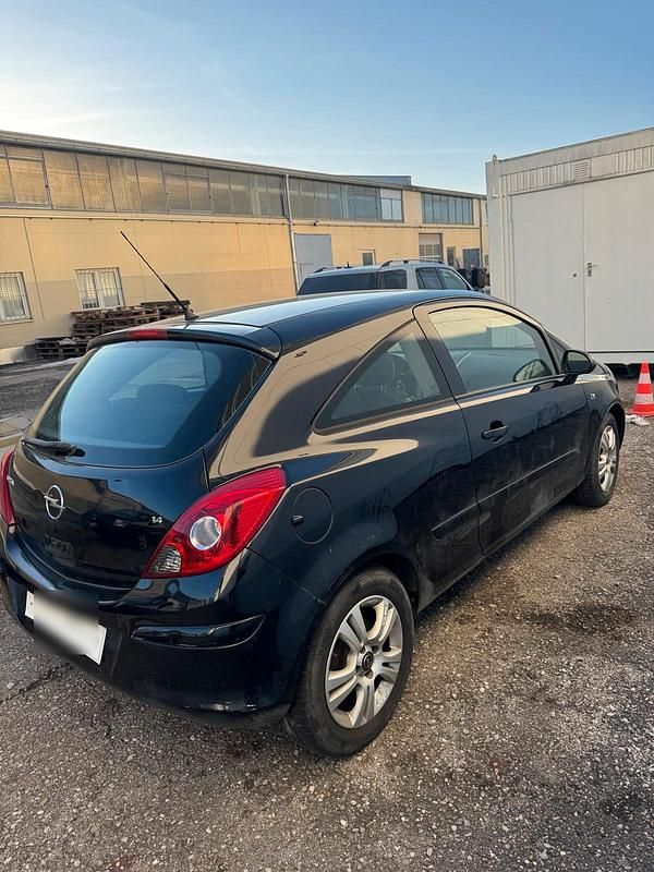 Gebraucht Opel Corsa 2007 Schwarz Kleinwagen