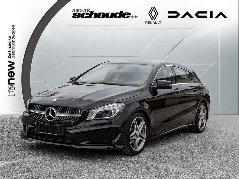 Schwarz Gebraucht 2015 Mercedes CLA180 Shooting Brake AMG line Kombi | 15.900 € (Fairer Preis) - Bild 1/4