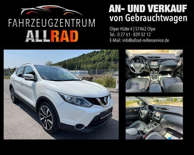 Weiß Gebraucht 2015 Nissan Qashqai Tekna SUV | 13.000 € (Fairer Preis) - Bild 1/4