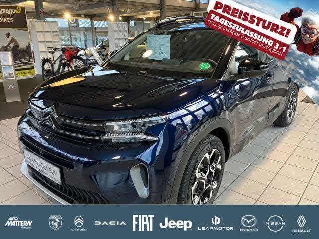 Lackierung new dark blue/typ a Gebraucht 2023 Citroën C5 Aircross Shine SUV | 38.990 € - Bild 1/4