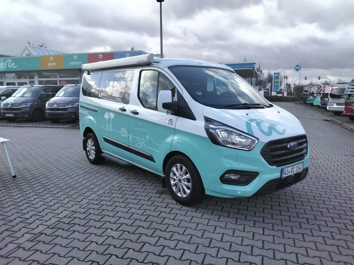 Gebraucht Ford Transit Custom Nugget 185 PS (136 kW) 2022 Weiß Van / Kleinbus