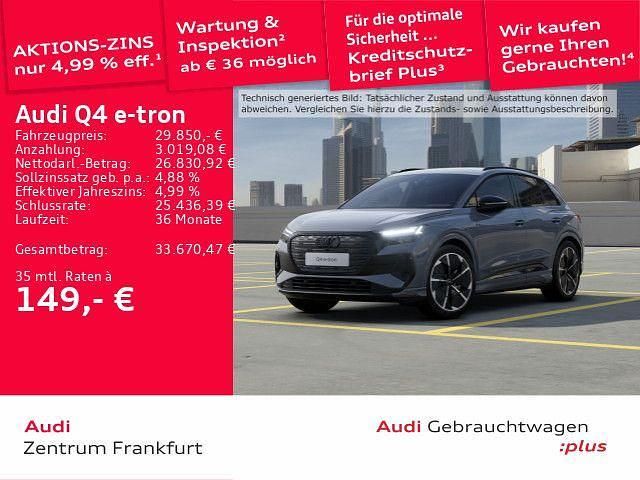 Kieselgrau Gebraucht 2022 Audi Q4 e-tron Ambiente SUV | 29.850 € (Guter Preis) - Bild 1/3