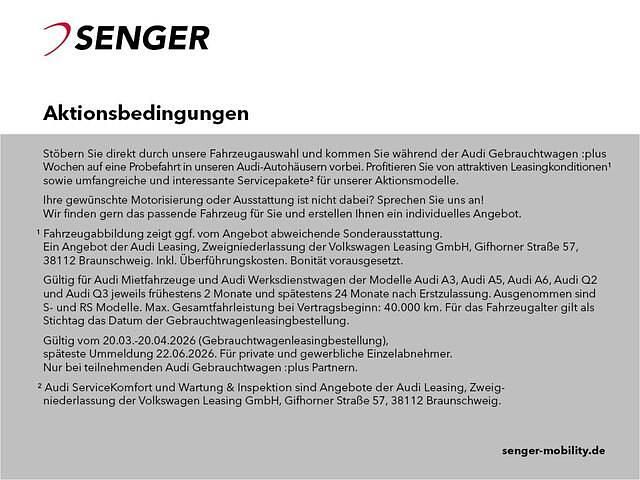 Gebraucht Audi A5 Ambiente 204 PS (150 kW) 2025 Gletscherweiß metallic Kombi