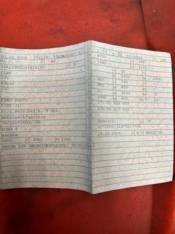 Gebraucht Fiat Punto 78 PS (57 kW) 2008 Schwarz Kleinwagen