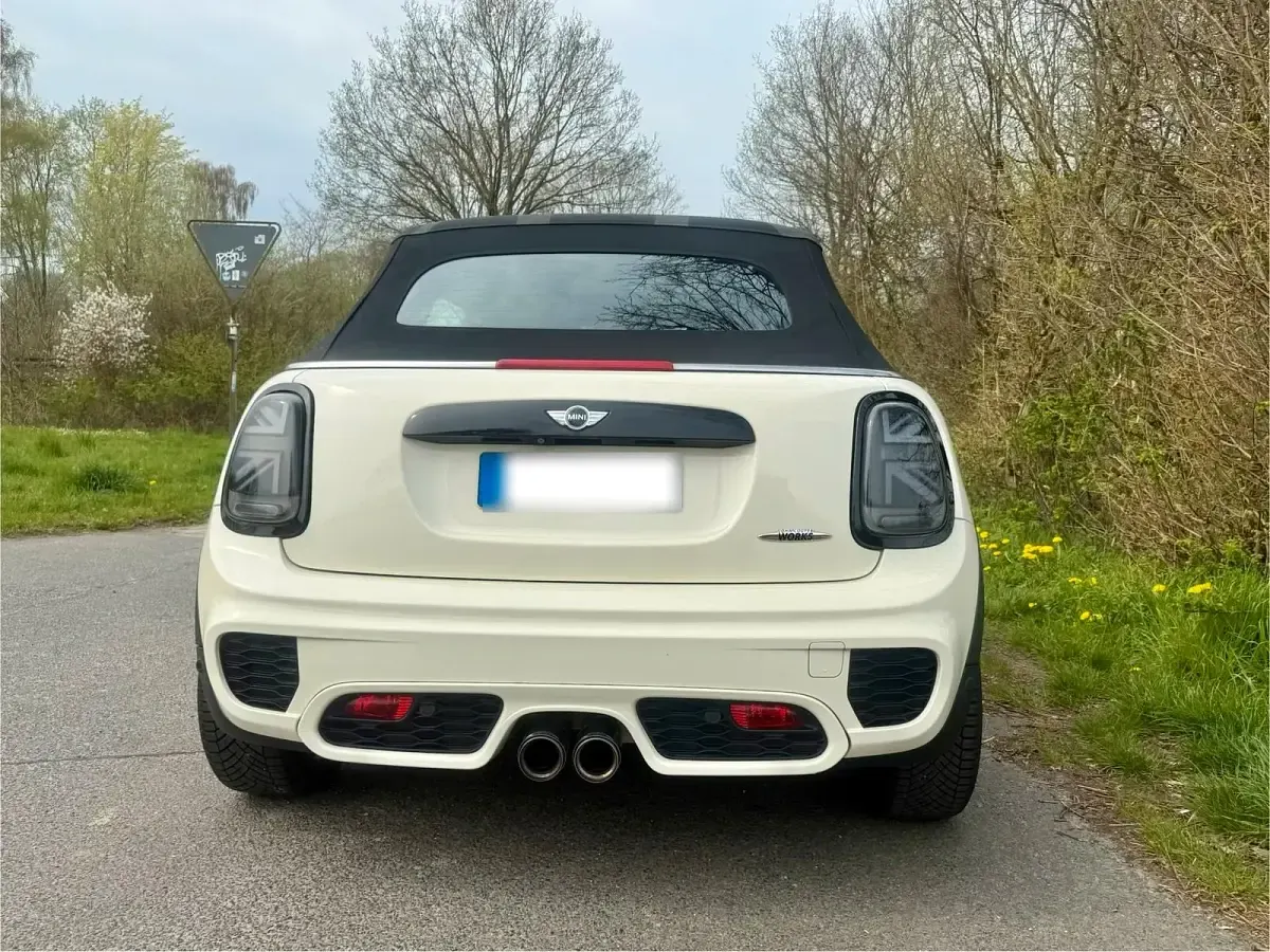 Gebraucht Mini John Cooper Works Cabriolet Sport 231 PS (169 kW) 2017 Weiß Cabrio