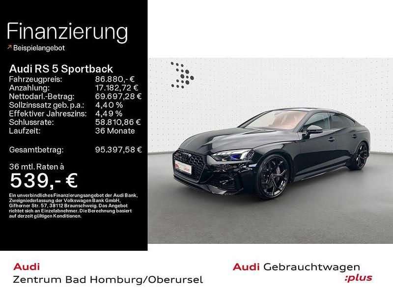 Gebraucht Audi RS5 Sportback Competition 470 PS (345 kW) 2024 Schwarz Limousine