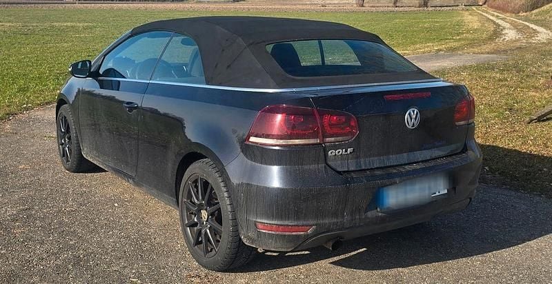 Gebraucht VW Golf Cabriolet 105 PS (77 kW) 2012 Schwarz Cabrio