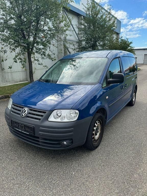 Blau Gebraucht 2010 VW Caddy Maxi Van / Kleinbus | 4.380 € (Superpreis) - Bild 1/4