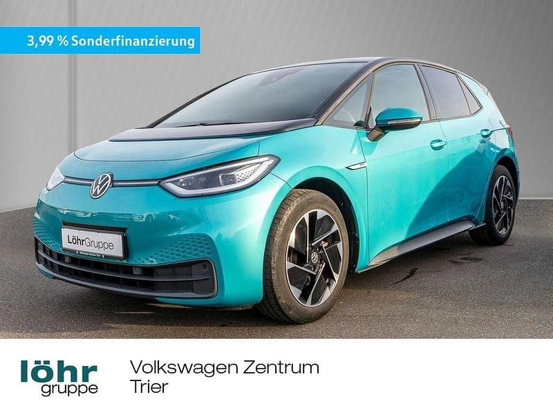 Blau Gebraucht 2021 VW ID.3 Pro Kleinwagen | 20.680 € (Etwas zu teuer) - Bild 1/3