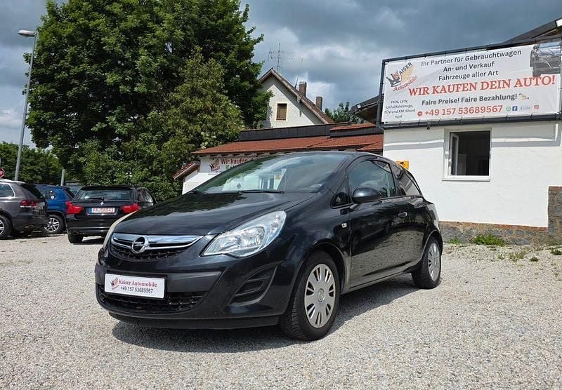 Gebraucht Opel Corsa Edition 69 PS (50 kW) 2013 Schwarz Kleinwagen