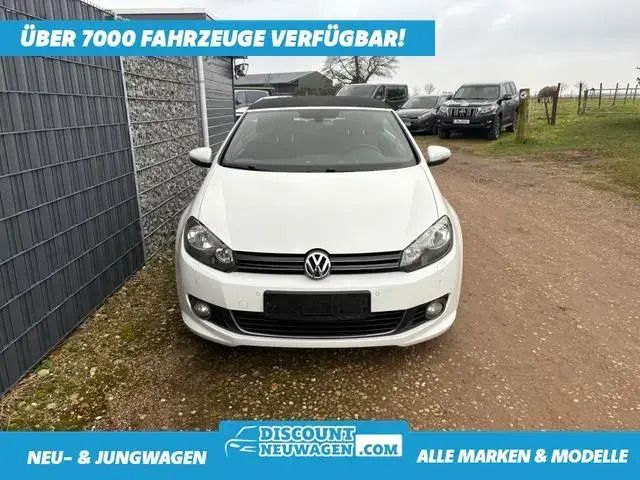 Weiss Gebraucht 2016 VW Golf VII LOUNGE Cabrio | 19.910 € (Etwas zu teuer) - Bild 1/4