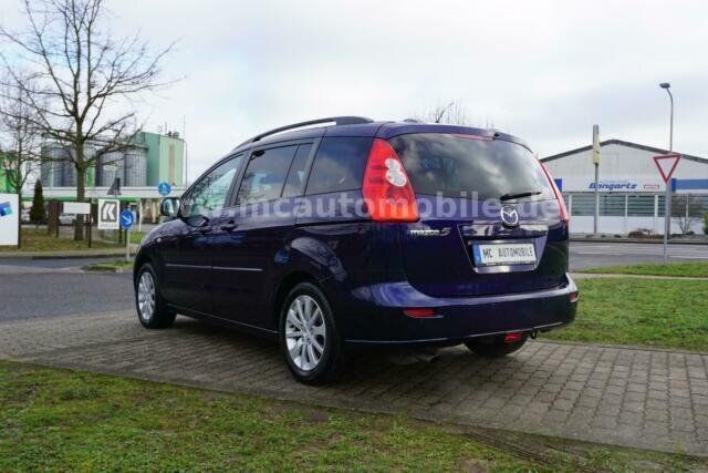 Gebraucht Mazda 5 Exclusive 116 PS (85 kW) 2005 Blau metallic Van / Kleinbus