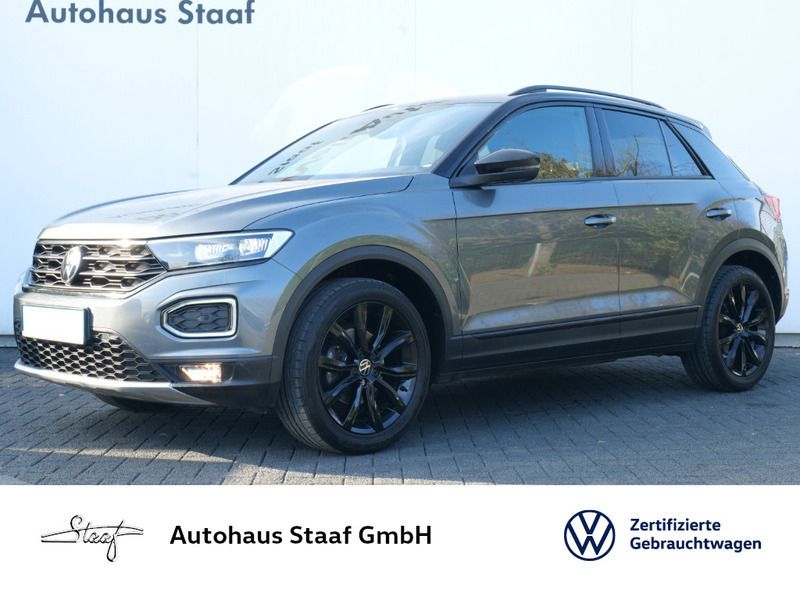 Indiumgrau metallic schwarz Gebraucht 2020 VW T-Roc Sport SUV | 23.690 € (Etwas zu teuer) - Bild 1/4