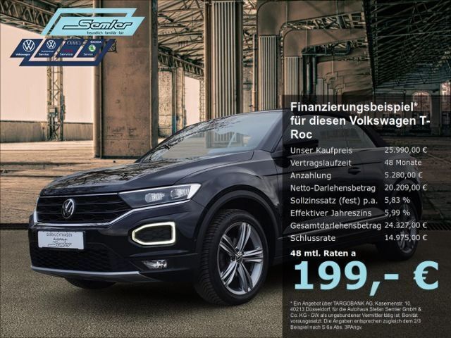 Andere farbe Gebraucht 2022 VW T-Roc Cabriolet Style Cabrio | 25.990 € (Guter Preis) - Bild 1/4
