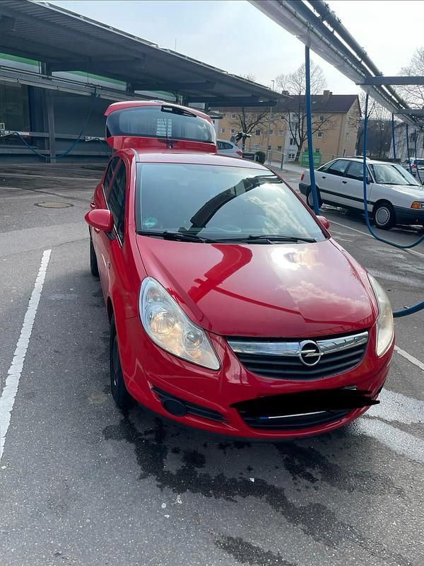 Gebraucht Opel Corsa 80 PS (58 kW) 2008 Rot Kleinwagen