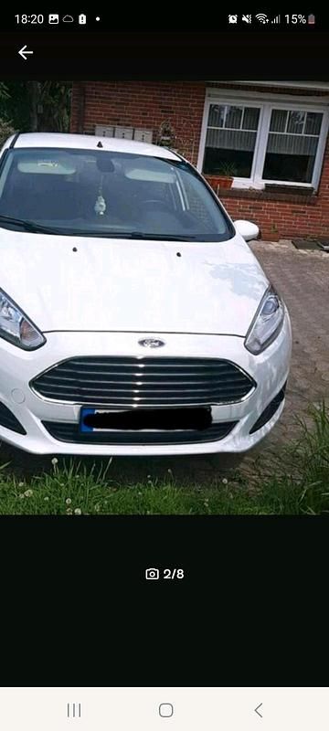 Gebraucht Ford Fiesta 80 PS (58 kW) 2014 Weiß Kleinwagen