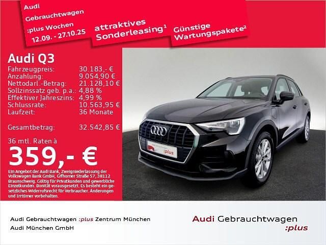 Mythosschwarz metallic Gebraucht 2022 Audi Q3 Performance SUV | 30.183 € (Fairer Preis) - Bild 1/3
