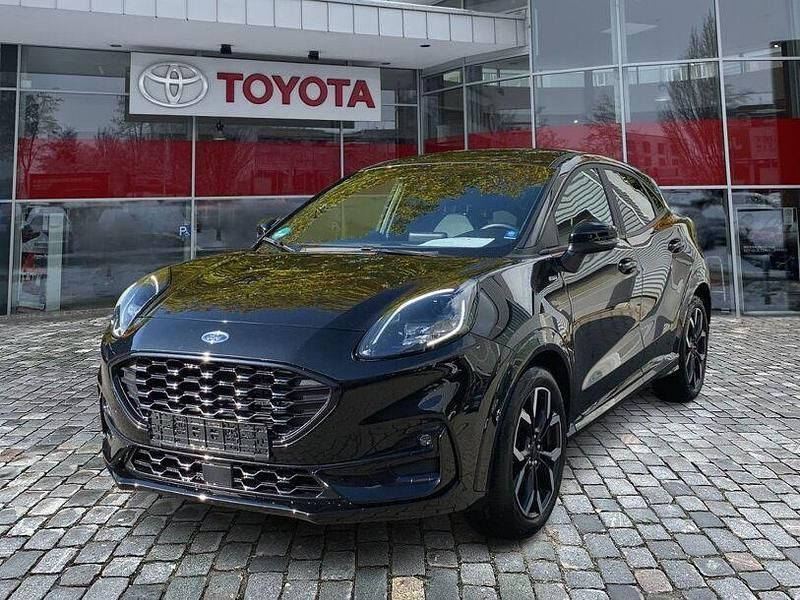 Obsidianschwarz metallic Gebraucht 2021 Ford Puma ST-Line X SUV | 20.990 € (Guter Preis) - Bild 1/4