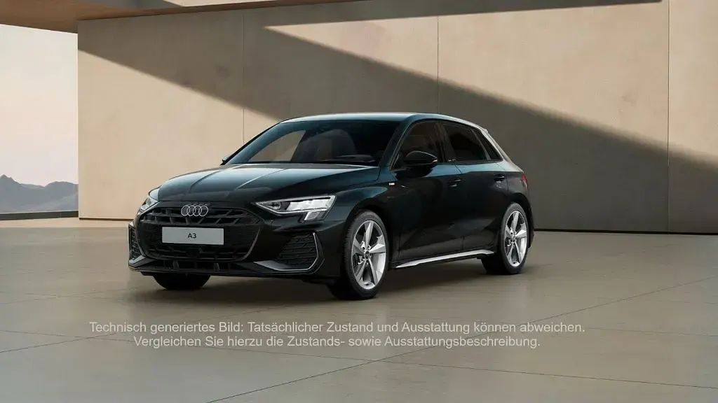 Gebraucht Audi A3 S-Line 150 PS (110 kW) 2025 Mythosschwarz metallic Limousine