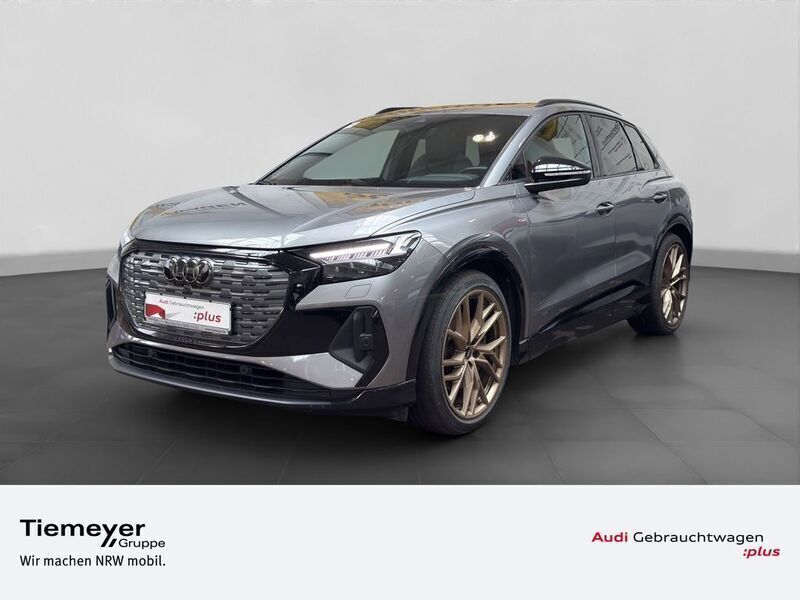 Taifungrau metallic Gebraucht 2022 Audi Q4 e-tron Ambiente SUV | 36.980 € (Fairer Preis) - Bild 1/4