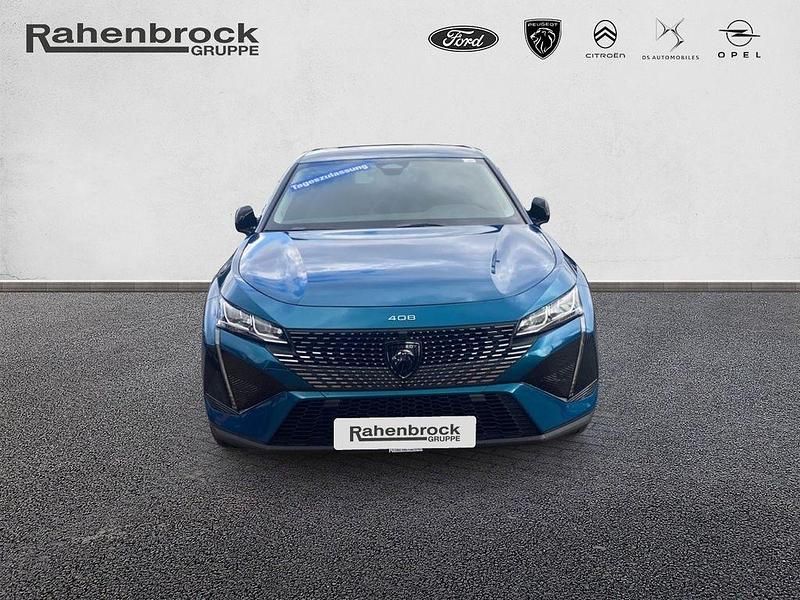 Neu Peugeot 408 Allure 144 PS (105 kW) 2025 Obsession blau Limousine
