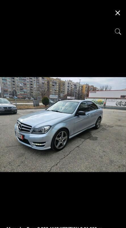 Silber Gebraucht 2014 Mercedes C220 AMG Limousine | 14.900 € (Fairer Preis) - Bild 1/4