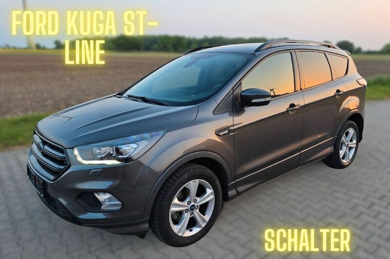 Grau Gebraucht 2017 Ford Kuga ST-Line SUV | 15.680 € (Fairer Preis) - Bild 1/4