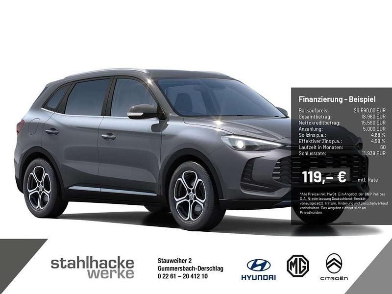 Hampstead grey Neu 2025 MG ZS Comfort | 20.590 € (Fairer Preis) - Bild 1/4