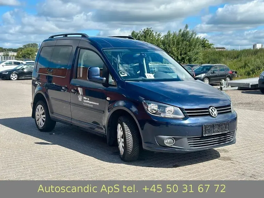 Gebraucht VW Caddy 140 PS (102 kW) 2013 Blau Van / Kleinbus