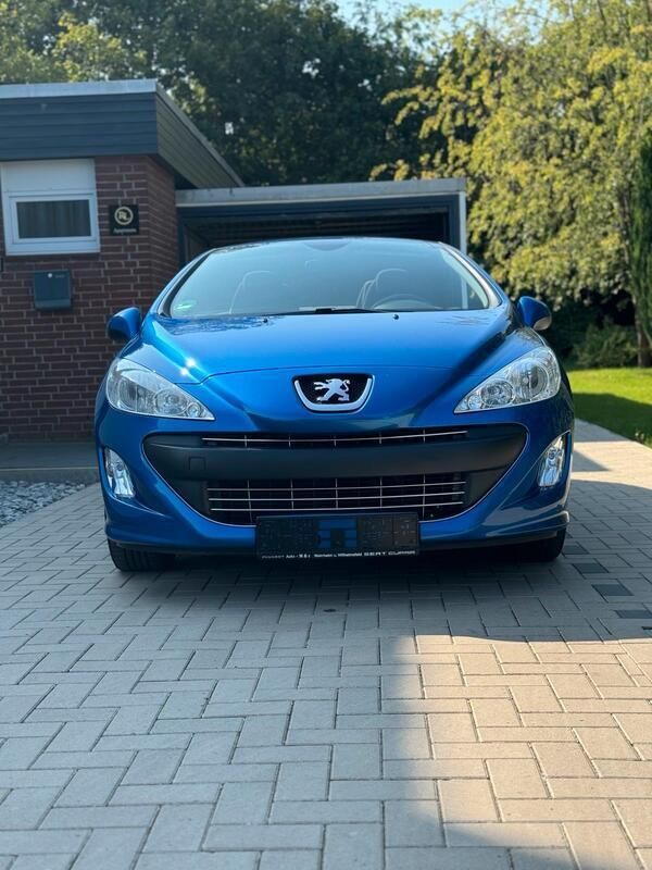 Blau Gebraucht 2009 Peugeot 308 CC Cabrio | 2.700 € (Teuer) - Bild 1/4
