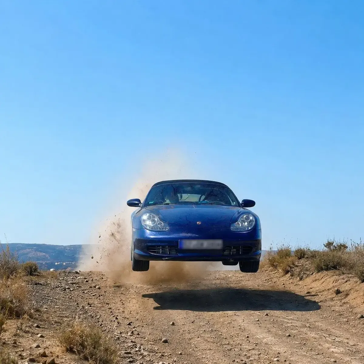Gebraucht Porsche 986 Boxster 204 PS (150 kW) 1997 Blau Cabrio
