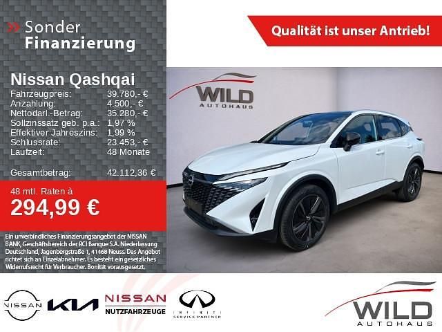 Weiss Neu 2025 Nissan Qashqai Tekna SUV | 37.990 € (Teuer) - Bild 1/4