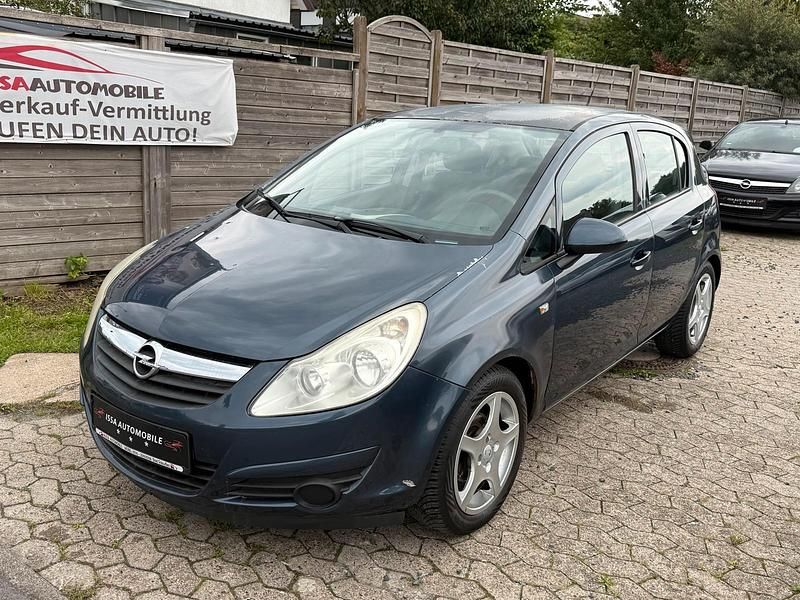 Blau Gebraucht 2008 Opel Corsa Limousine | 1.990 € (Guter Preis) - Bild 1/4