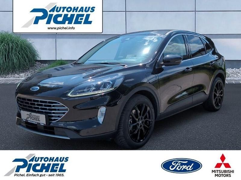 Obsidianschwarz metallic (metallic) Gebraucht 2021 Ford Kuga Titanium X SUV | 20.950 € (Superpreis) - Bild 1/4