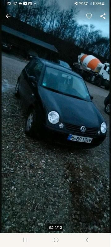 Gebraucht VW Lupo 50 PS (36 kW) 2003 Schwarz Kleinwagen