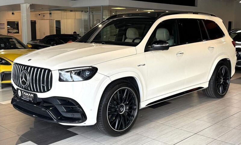 Diamantweiss metalliclack Gebraucht 2021 Mercedes GLS63 AMG AMG SUV | 98.850 € (Guter Preis) - Bild 1/4