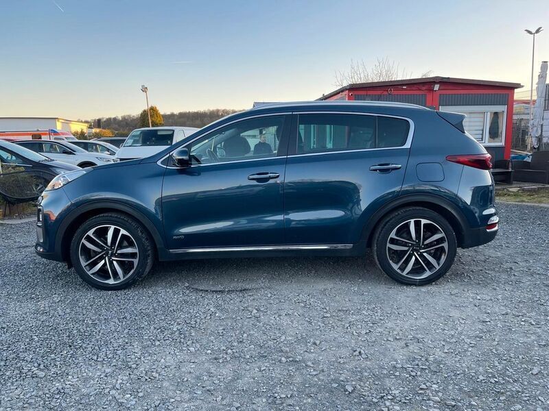 (cb7) cosmoblau met. Gebraucht 2021 Kia Sportage 3 SUV | 21.900 € (Guter Preis) - Bild 1/4